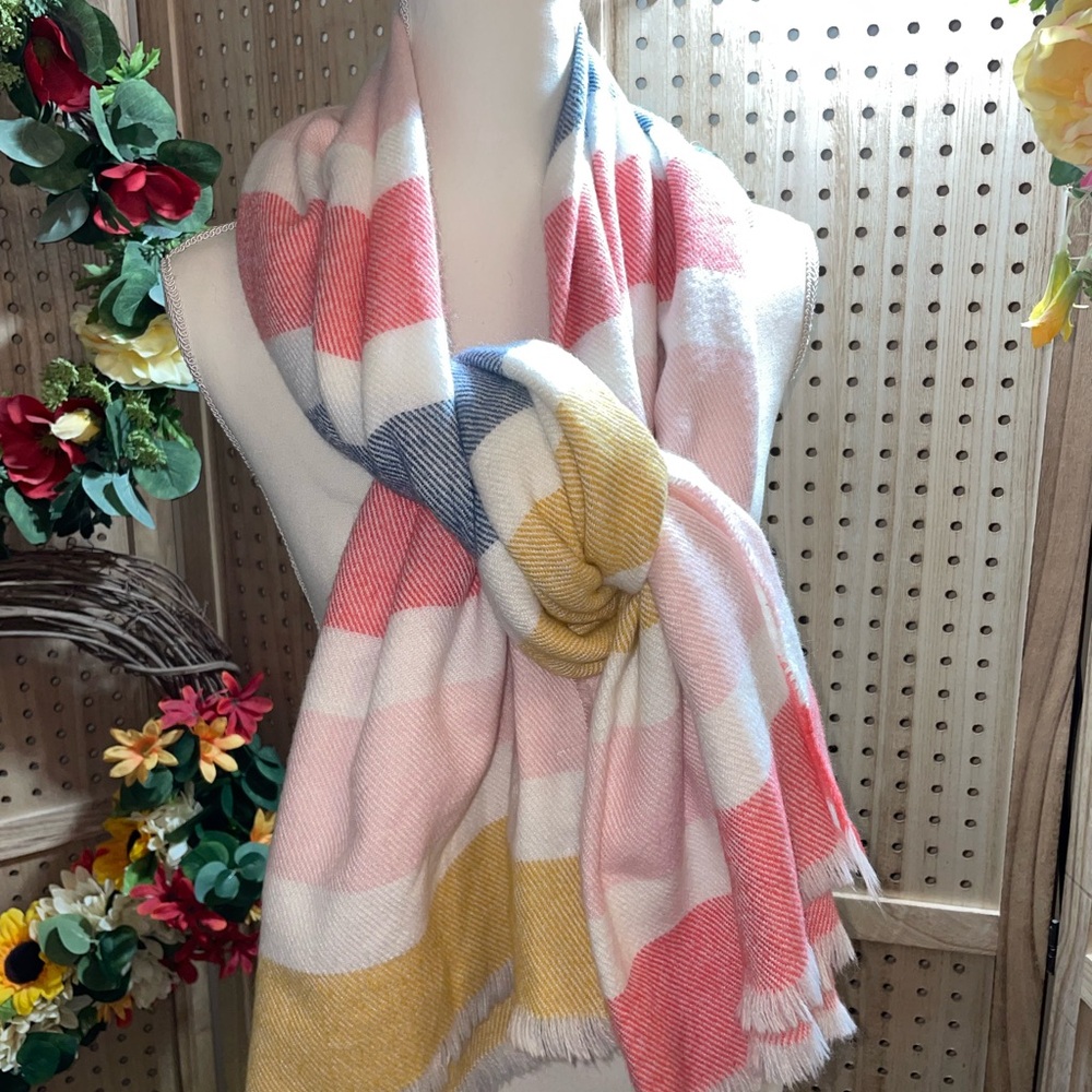 Colorful Striped Scarf